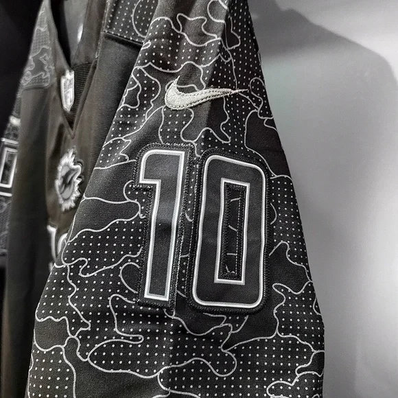 Nike NFL Kansas City Chiefs Tyreek Hill #10 Black Reflective Jersey